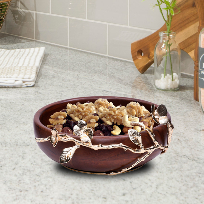 Acacia Wood  Round Bowl