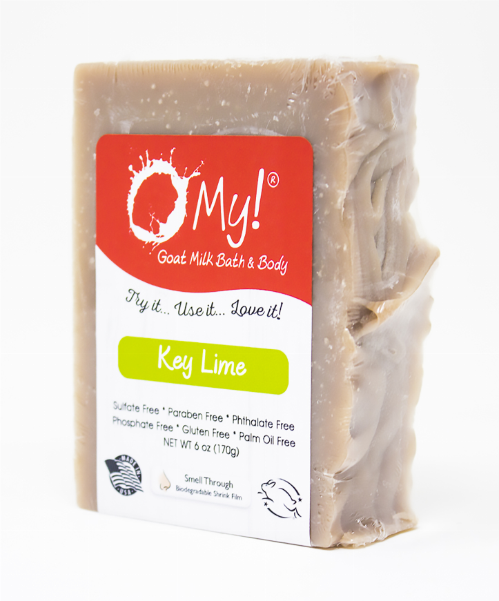 O My! Goat Milk Soap Bar - Made with Farm-Fresh Goat Milk - Moisturizes skin with Natural Alpha Hydroxy Acids in Goat Milk - Free of Parabens & More - Leaping Bunny Certified - Handcrafted US