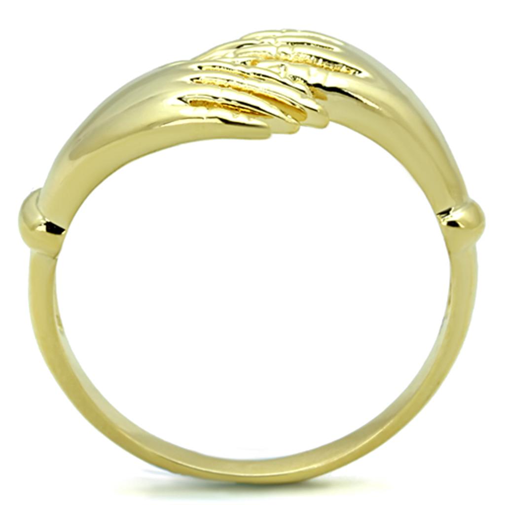 3W834 - Gold Brass Ring with No Stone