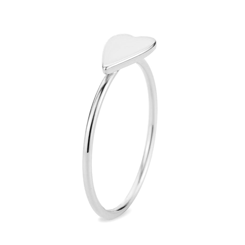 3W1618 - Rhodium Brass Ring with No Stone in No Stone