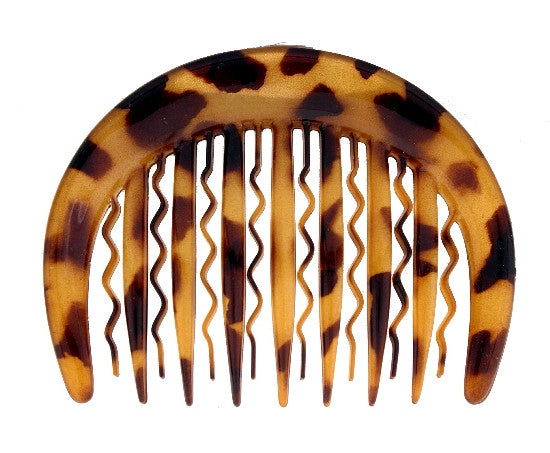 French Side Hair Combs in Tokyo Print