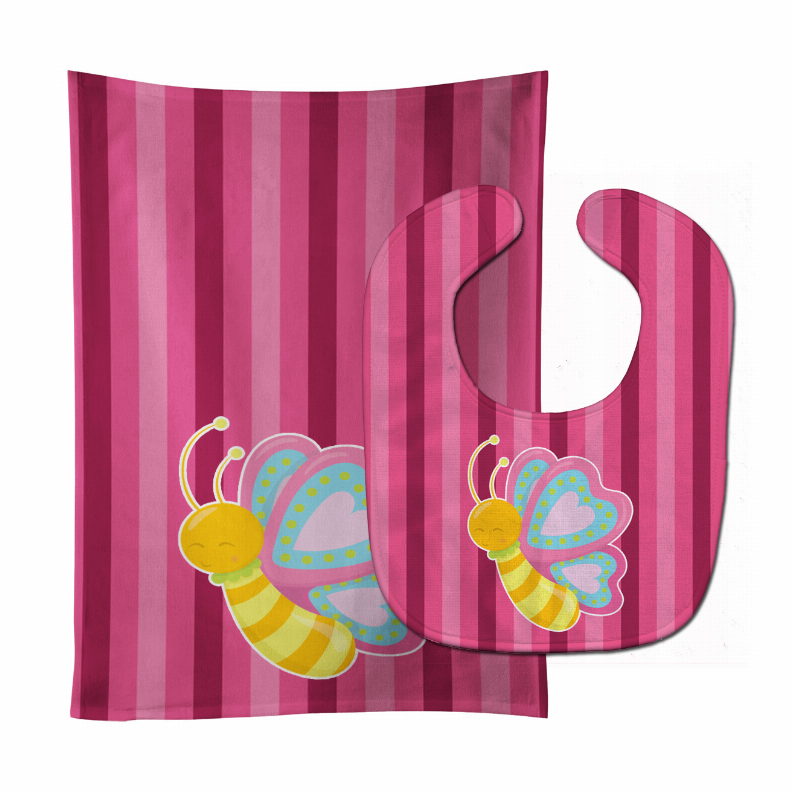 Insect Baby Bib & Burp Cloth