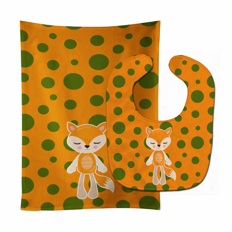 Animal Baby Bib & Burp Cloth