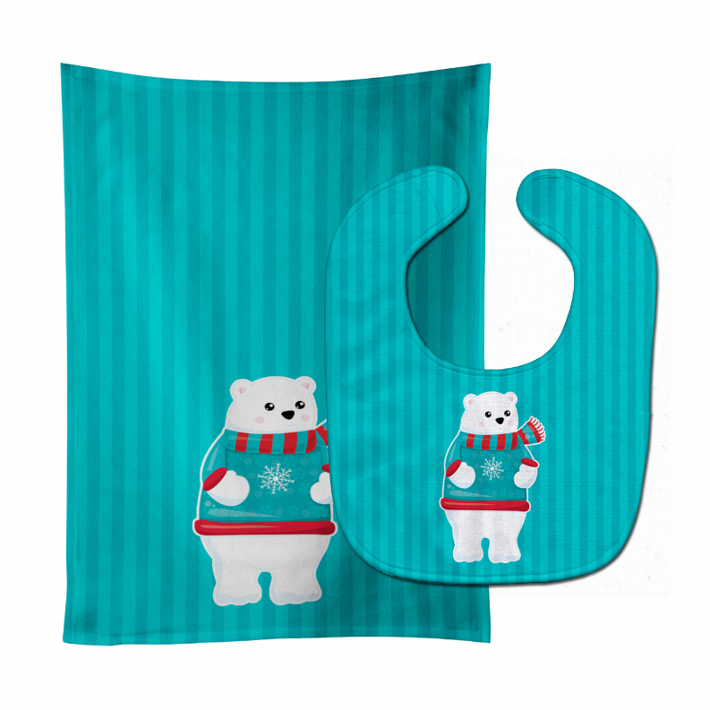 Animal Baby Bib & Burp Cloth