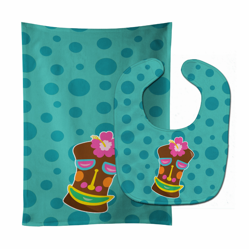 Girl Baby Bib & Burp Cloth