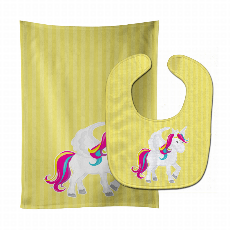 Animal Baby Bib & Burp Cloth