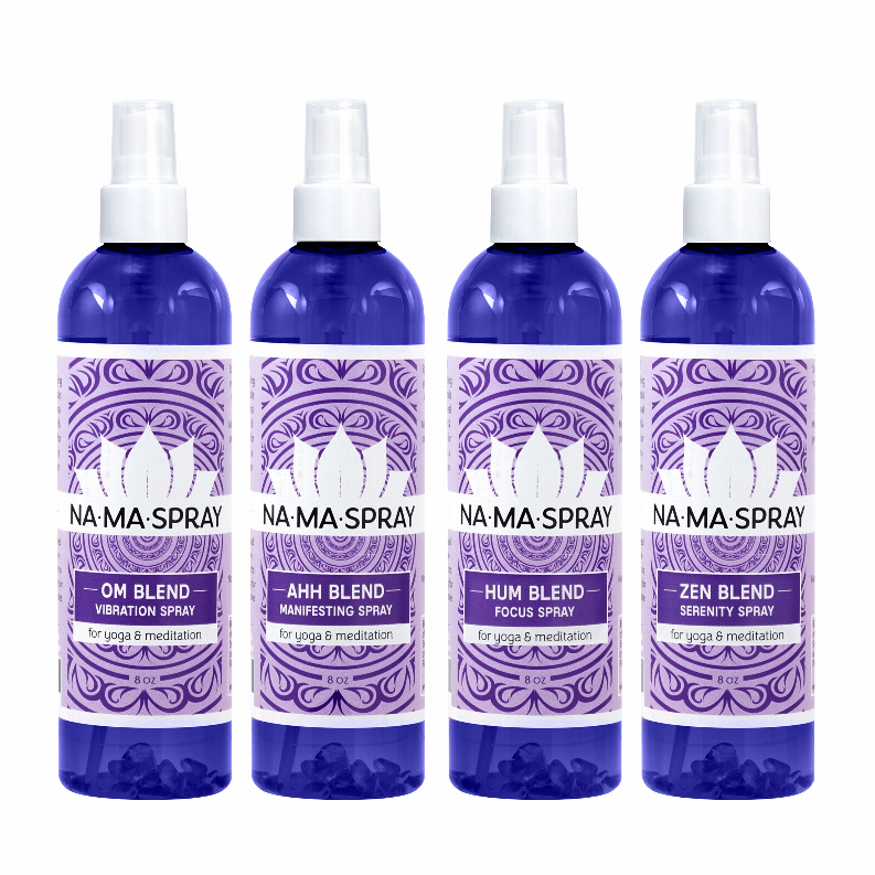 NaMa Spray Yoga and Meditations Spray- 4 Bottle Collection