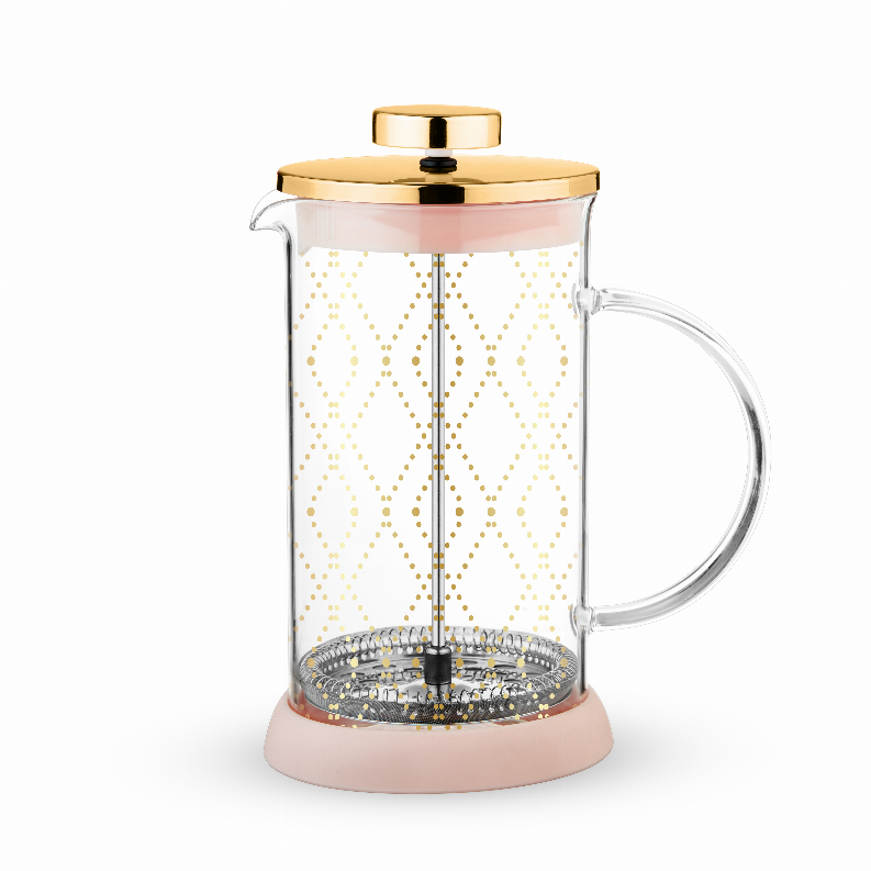 Riley Mini Souk Gold Glass Tea Press Pot By Pinky Up