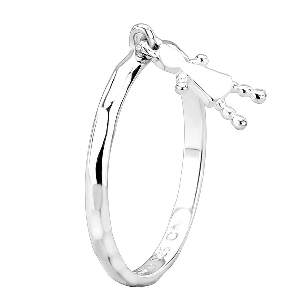 LOS327 - Silver 925 Sterling Silver Ring with No Stone