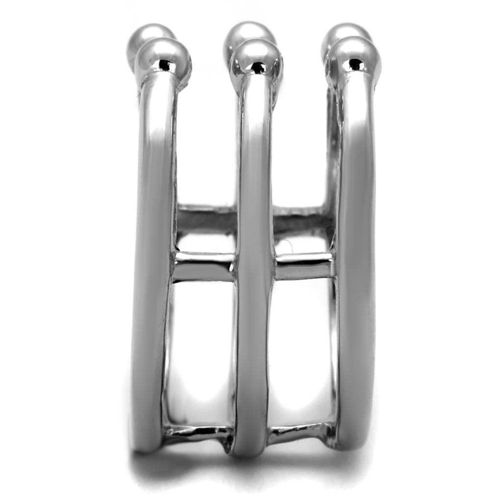 TK2267 - High polished (no plating) Stainless Steel Ring with No Stone