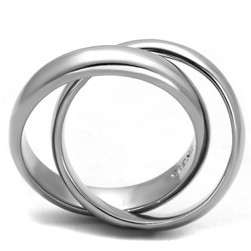 TK2498 - High polished (no plating) Stainless Steel Ring with No Stone