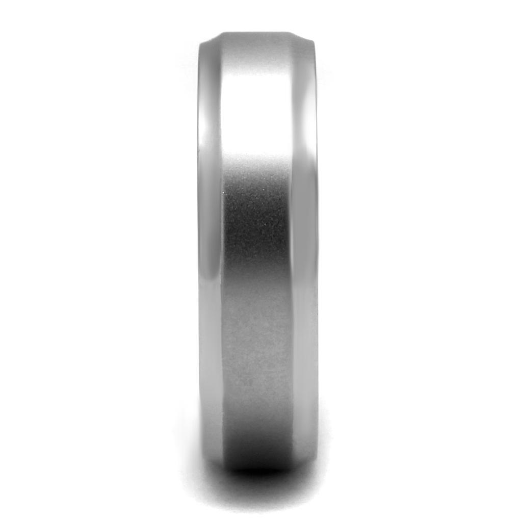 TK2916 - High polished (no plating) Stainless Steel Ring with No Stone