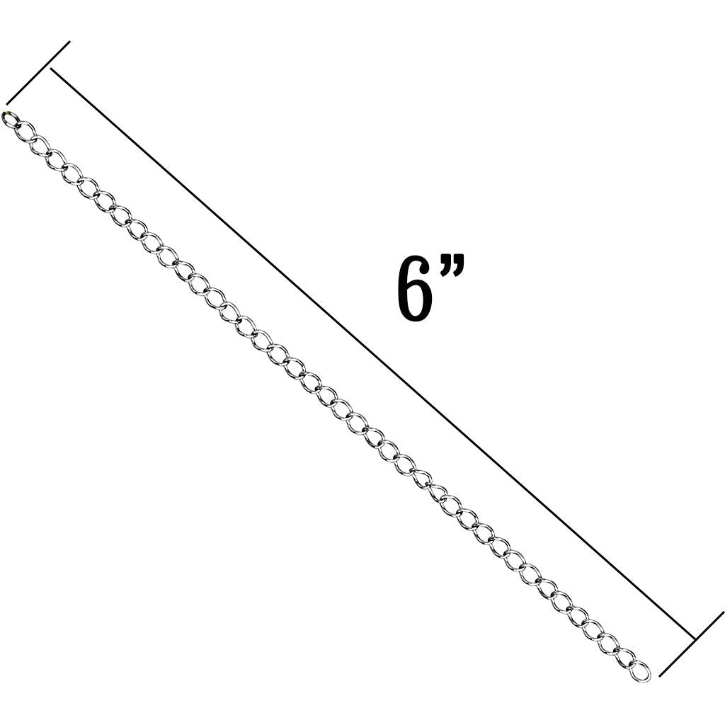 TK3529 - High polished (no plating) Stainless Steel Chain with No Stone