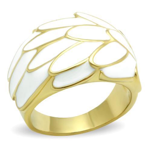 GL005 - IP Gold(Ion Plating) Brass Ring with No Stone