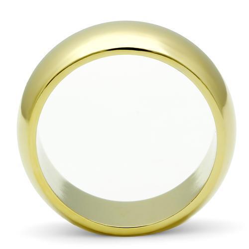 GL012 - IP Gold(Ion Plating) Brass Ring with No Stone