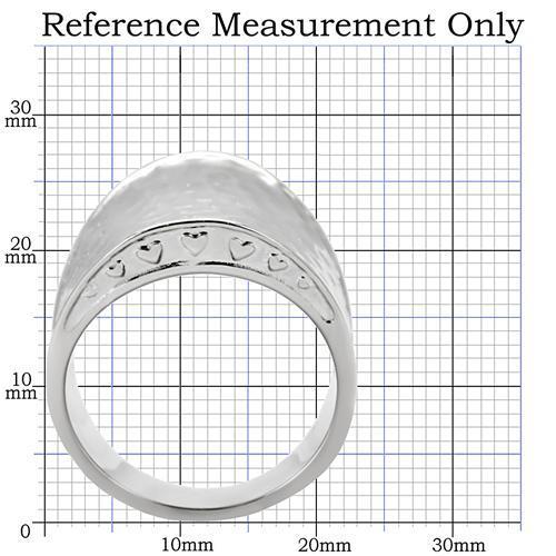 TK140 - High polished (no plating) Stainless Steel Ring with No Stone