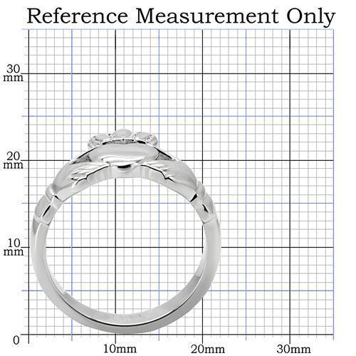 TK160 - High polished (no plating) Stainless Steel Ring with No Stone