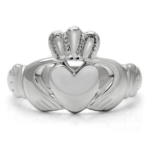 TK160 - High polished (no plating) Stainless Steel Ring with No Stone