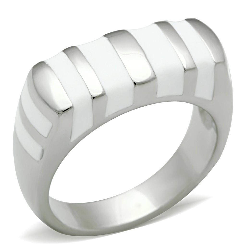 TK231 - High polished (no plating) Stainless Steel Ring with No Stone