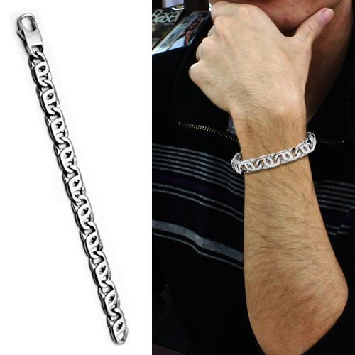 TK339 High polished (no plating) Stainless Steel Bracelet with No Stone in No Stone