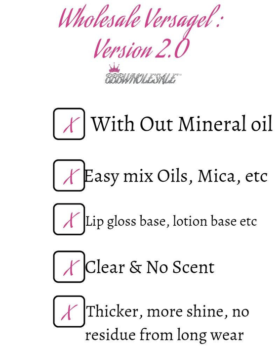 BBBWHOLSALE Versagel Lip Gloss Base 1.06 Pound (VERSION 1.0)