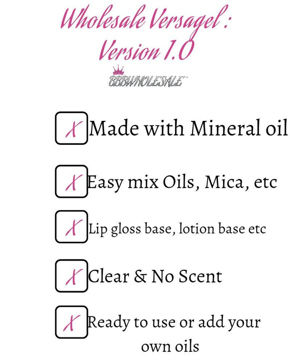 BBBWHOLSALE Versagel Lip Gloss Base 3oz (VERSION 2.0)