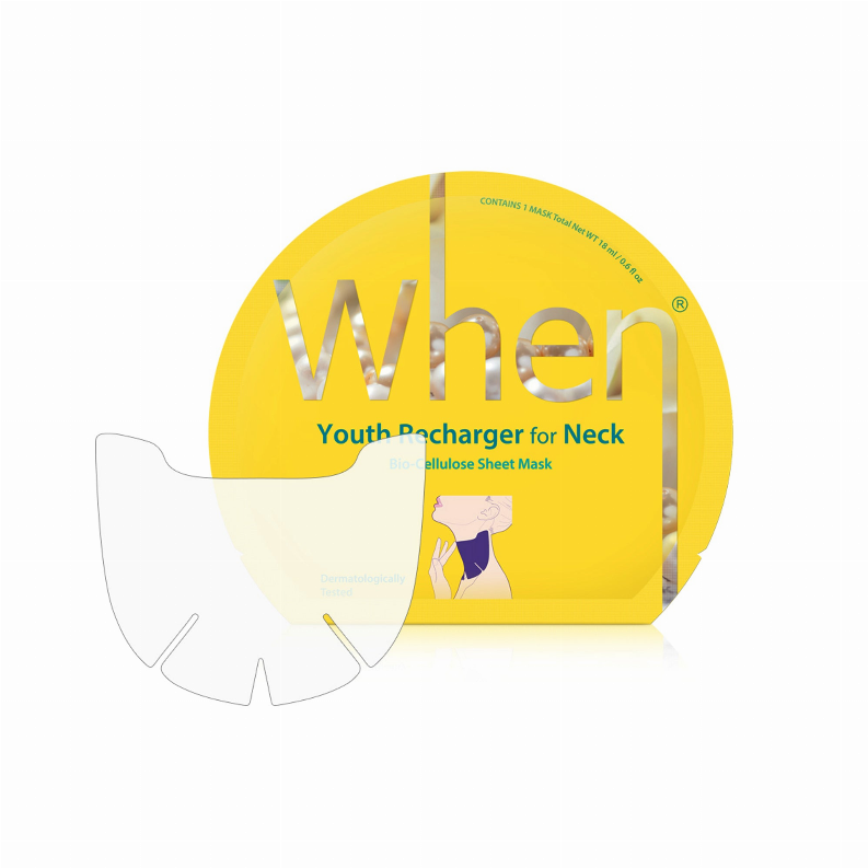 Youth Recharger for Neck Premium Bio-Cellulose Sheet Mask - When