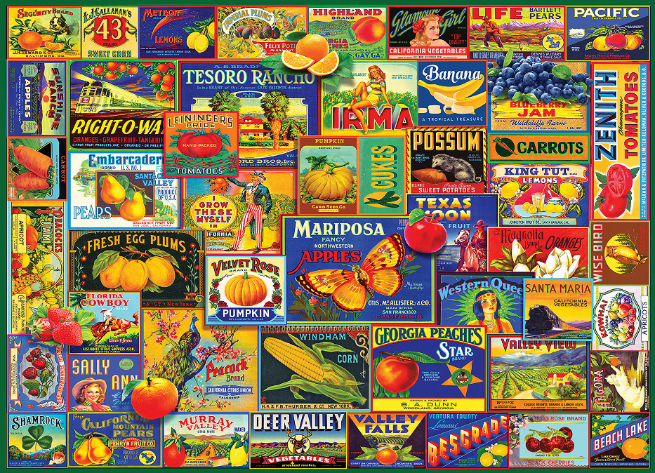 Fruits & Veggies 1000-Piece Puzzle