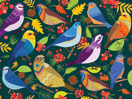 Feathered Friends 500-Piece Puzzle
