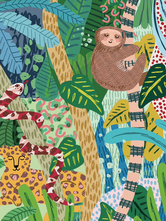 In The Jungle 500-Piece Puzzle