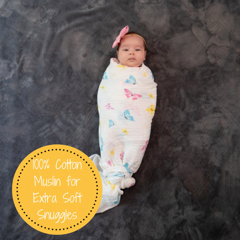 Butterfly Kisses Swaddle