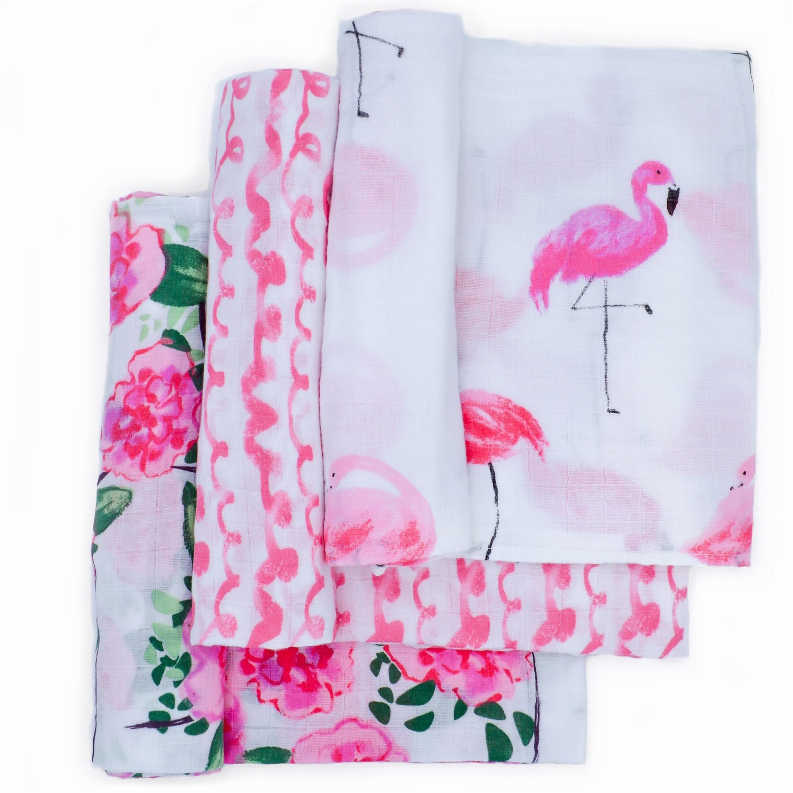 Let's Flamingle - Swaddle Set