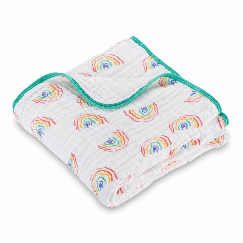 Somewhere Over The Rainbow Muslin Quilt