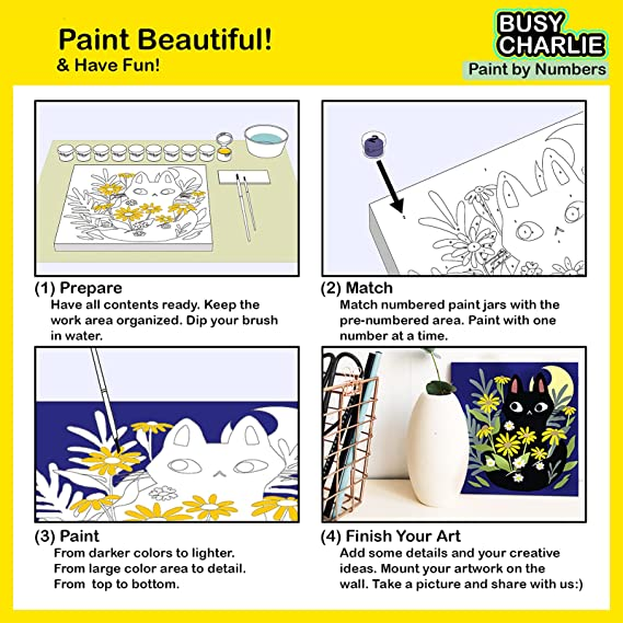 Paint by Numbers Kit for Kids Assortment