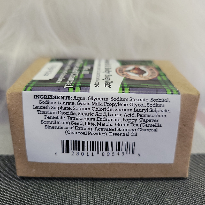 Tea Tree and Charcoal Beard & Body Soap Bar