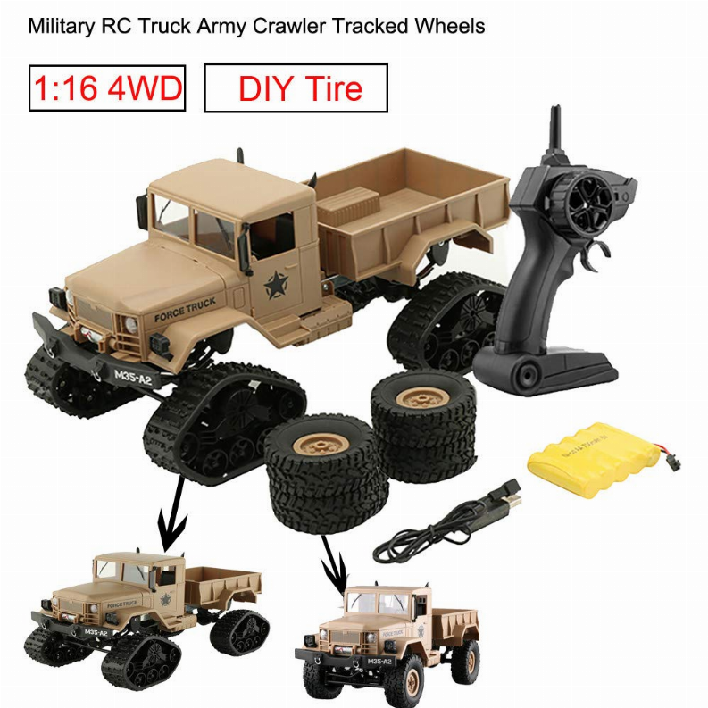 2.4 GHz scale 1:16 military truck