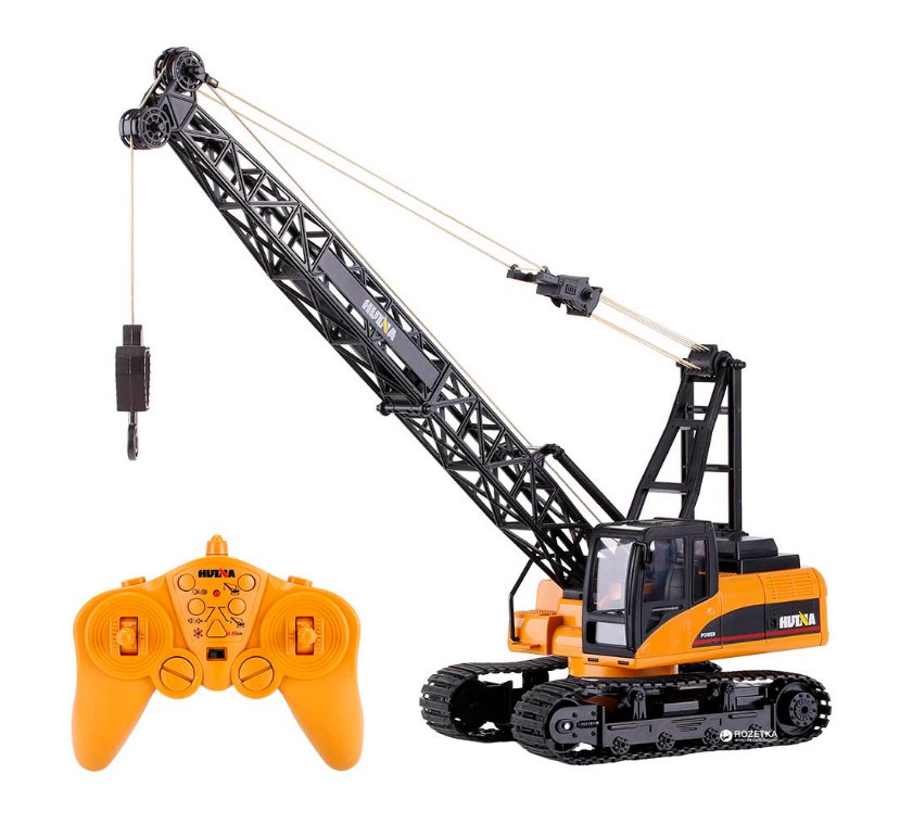 Crane On A Track With Die Cast Arm 2.4 Ghz And Rechargeable Batteries