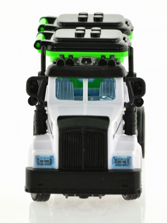 2.4G 1:64 scale RC Sanitation Truck with lights and sound