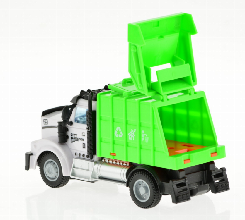 2.4G 1:64 scale RC Garbage Truck with lights and sound