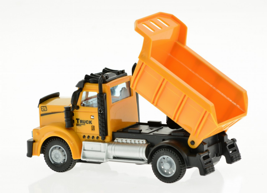 2.4G 1:64 scale RC Engineering Dump Truck with lights and sound