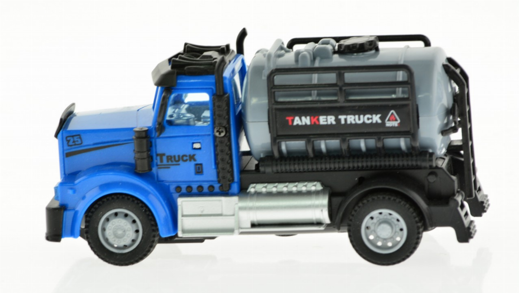2.4G 1:64 scale RC Oil Truck with lights and sound