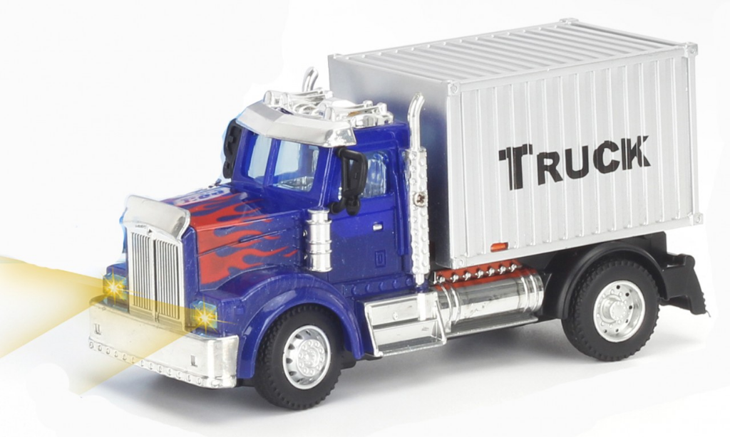 2.4G 1:64 scale RC Transportation container Truck with lights and sound