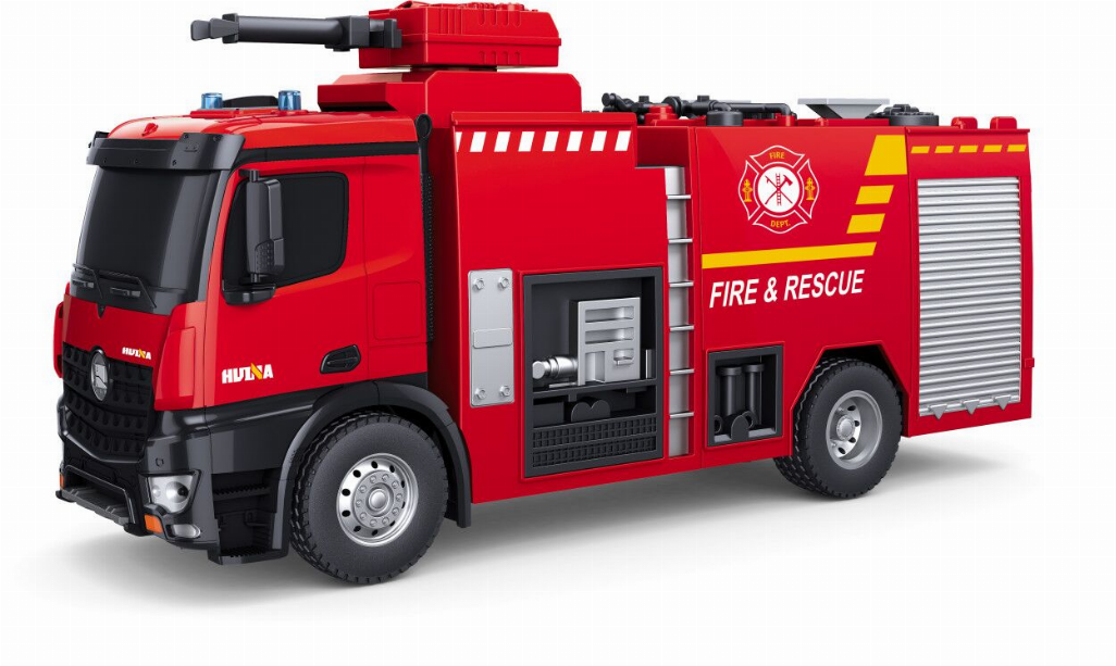 Fire Truck With Sound Lights The Water Gun Rotates