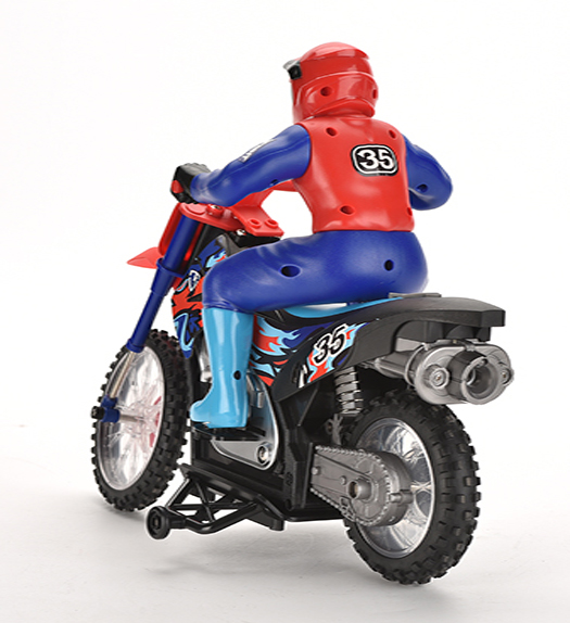 2.4G Scale 1:10 Smoking Motorcycle