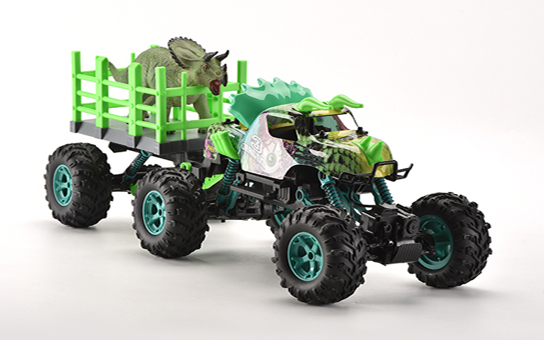 2.4G Scale 1:12 Dinosaur Truck with trailer