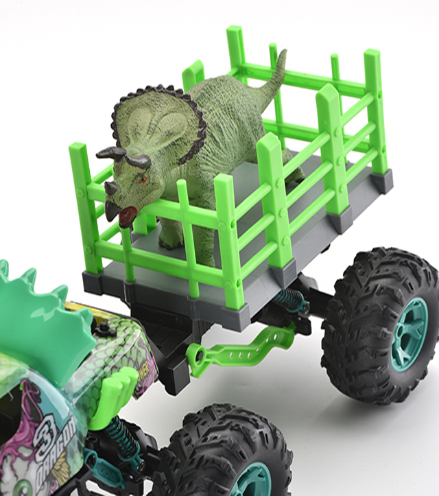 2.4G Scale 1:12 Dinosaur Truck with trailer