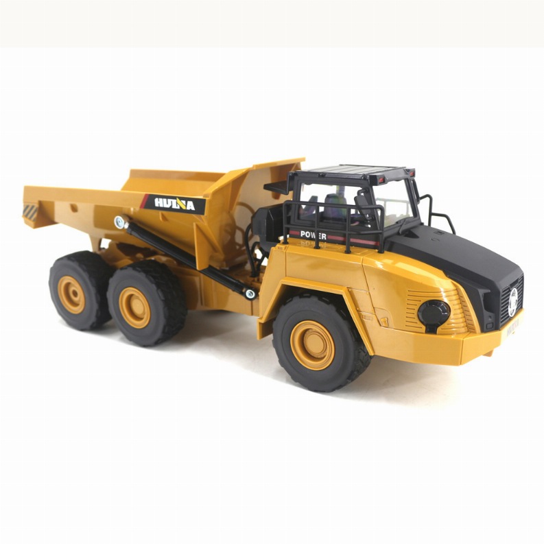 1:24 Scale 9 Channel Fully Articulated Dump Truck With 2.4 Ghz Remote And Rechargeable Battereis