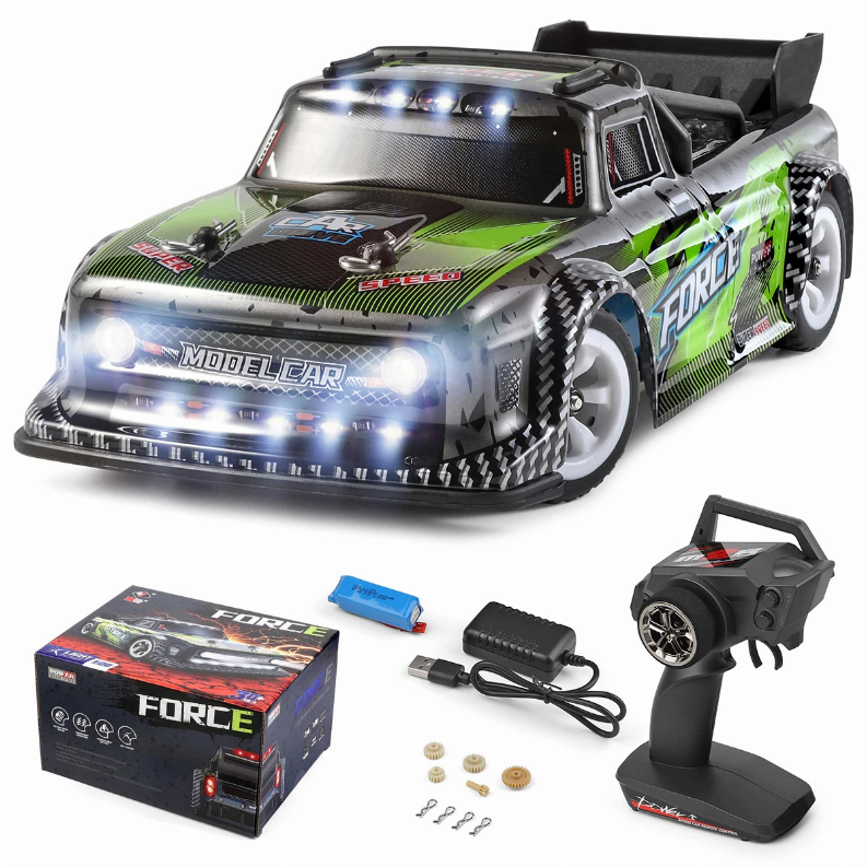 1:28 scale Hoonigan truck with lights and 20 MPH top speed