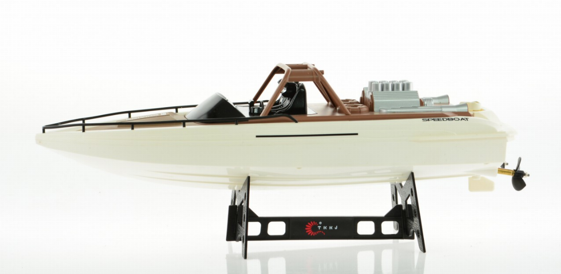 Rc Speed Boat With 2 Motors 2.4 Ghz And Rechargeable Batteries