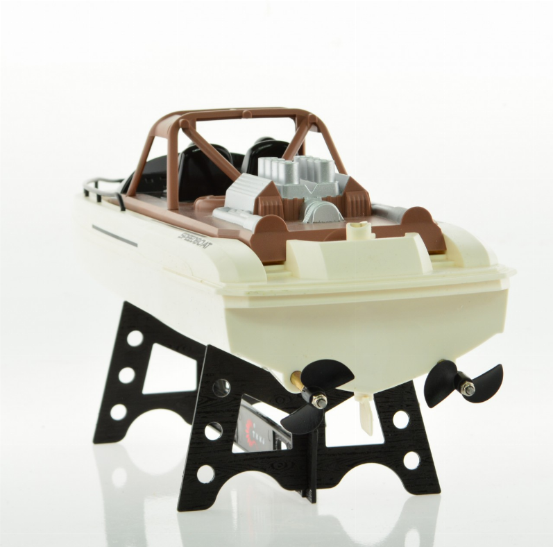 Rc Speed Boat With 2 Motors 2.4 Ghz And Rechargeable Batteries